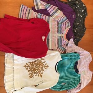 Lot of long sleeve toddler shirts (size 5t & 5)